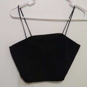 black crop top